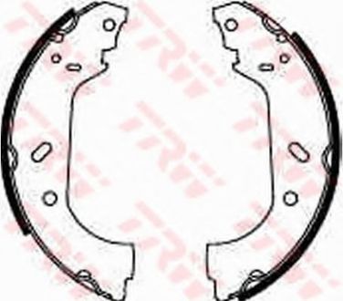 TRW GS8563 Колодки тормозные барабанные  | перед | - 1