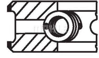 Mahle 030 48 N2 Комплект поршневых колец - 1
