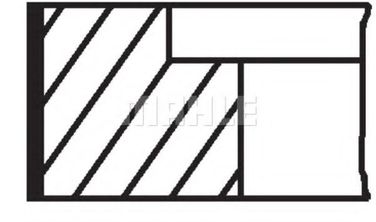 Mahle 030 48 N2 Комплект поршневых колец - 3