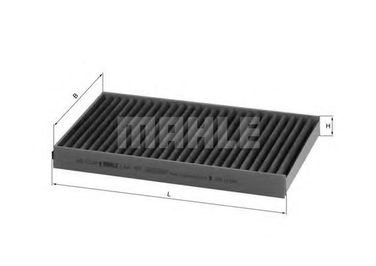 Knecht LAK 197 Фильтр салона угольный - 1