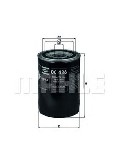 Knecht OC 486 Фильтр масляный - 1