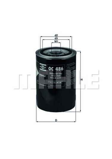 Knecht OC 486 Фильтр масляный - 2