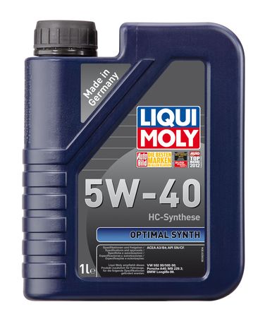 Liqui Moly 3925 5w-40 Optimal Synth, 1л (НС-синт.мотор.масло) - 1