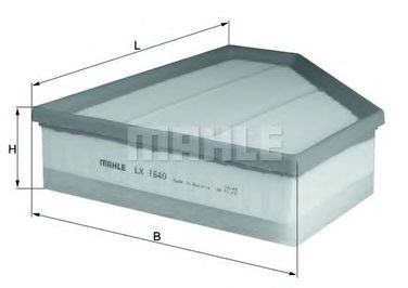 Knecht LX 1640 Фильтр воздушный - 1