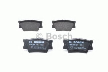Bosch 0 986 494 154 Колодки тормозные дисковые | зад | - 5