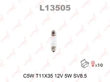 LYNXauto L13505 Лампа C5W 12V sv8.5 t11x35 - 1