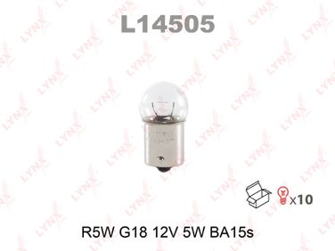 LYNXauto L14505 Лампа R5W 12V ba15s - 1