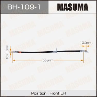 Masuma BH-109-1 Шланг тормозной | перед | - 1