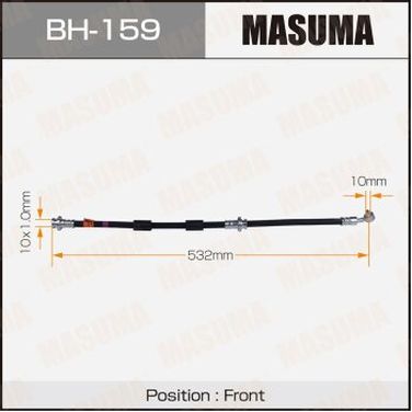 Masuma BH-159 Шланг тормозной | перед | - 1