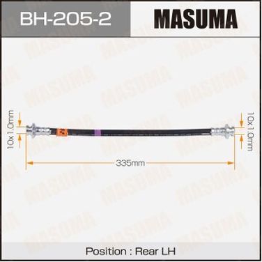 Masuma BH-205-2  Шланг тормозной | зад | - 1
