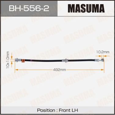 Masuma BH-556-2 Шланг тормозной | перед | - 1