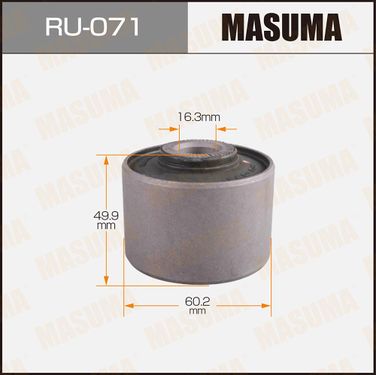 Masuma RU071 Сайлентблок тяги передней продольной, передний - 1