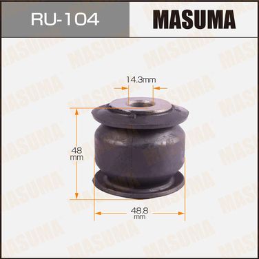 Masuma RU-104 Сайлентблок рычага подвески | зад прав | - 1