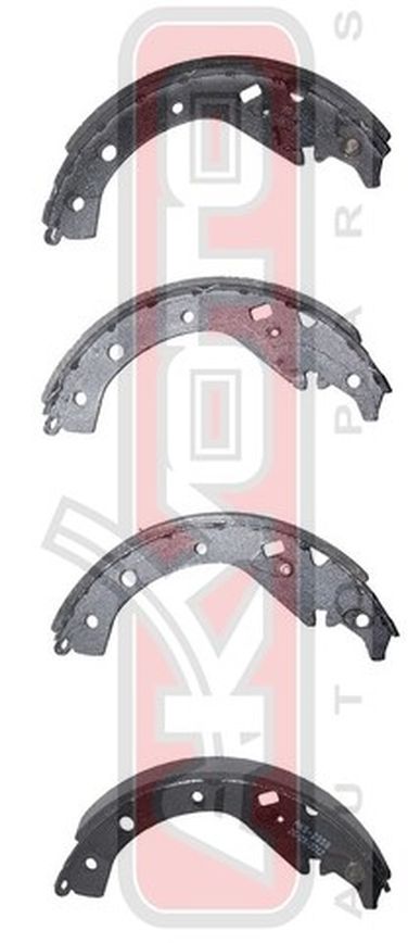 Akyoto AKS-2358 Колодки тормозные барабанные задние - 1