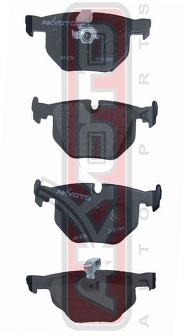 Akyoto AKD-0228 Колодки тормозные дисковые задние - 1