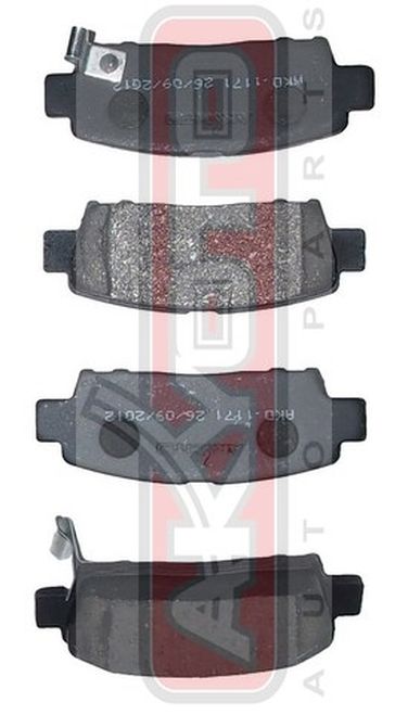 Akyoto AKD-1171 Колодки тормозные дисковые задние - 1