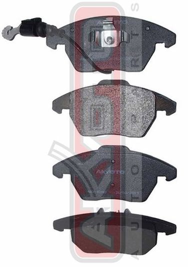 Akyoto AKD-0348 Колодки тормозные дисковые передние с датчиком - 1