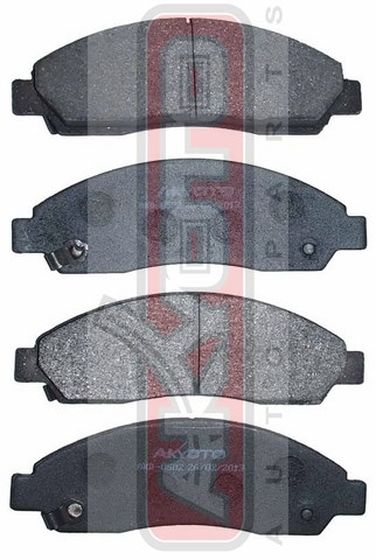 Akyoto AKD-0502 Колодки тормозные дисковые передние - 1