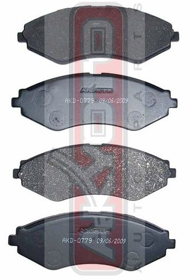 Akyoto AKD-0779 Колодки тормозные дисковые передние - 1