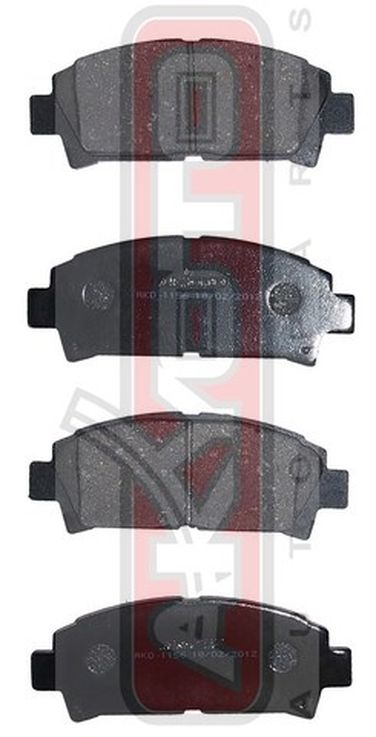 Akyoto AKD-1156 Колодки тормозные дисковые передние - 1