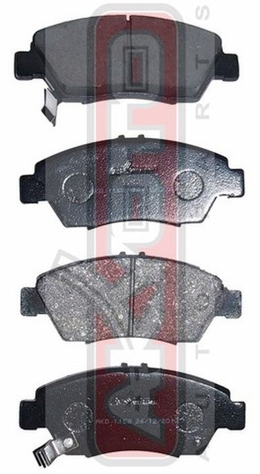 Akyoto AKD-1158 Колодки тормозные дисковые передние - 1