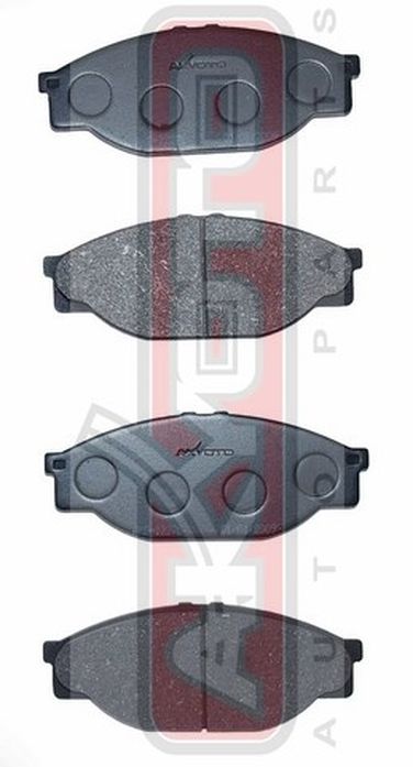 Akyoto AKD-1227 Колодки тормозные дисковые передние - 1