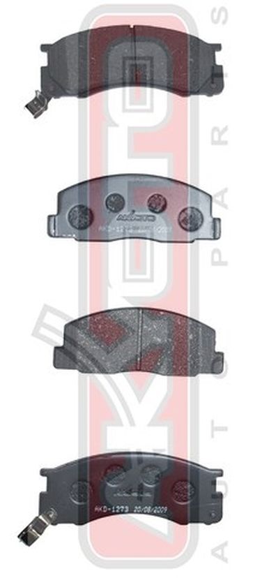 Akyoto AKD-1273 Колодки тормозные дисковые передние - 1