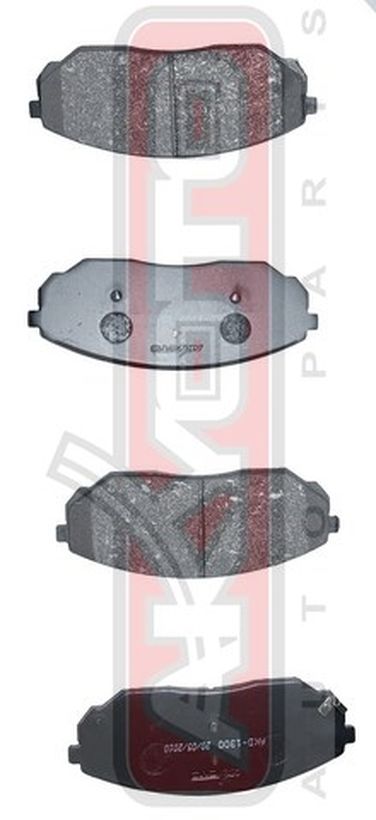 Akyoto AKD-1300 Колодки тормозные дисковые передние - 1