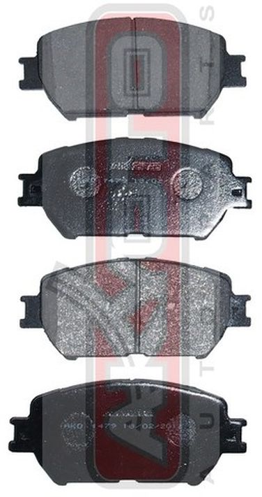 Akyoto AKD-1479 Колодки тормозные дисковые передние - 1