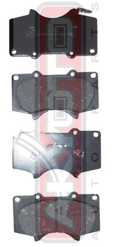 Akyoto AKD-1482 Колодки тормозные дисковые передние - 1