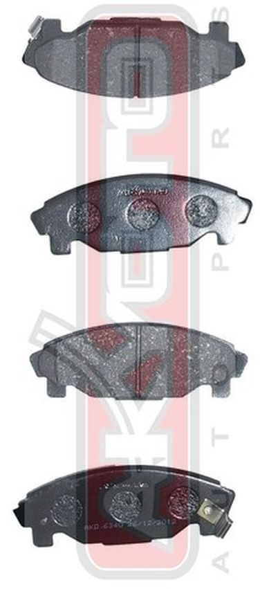Akyoto AKD-6340 Колодки тормозные дисковые передние - 1
