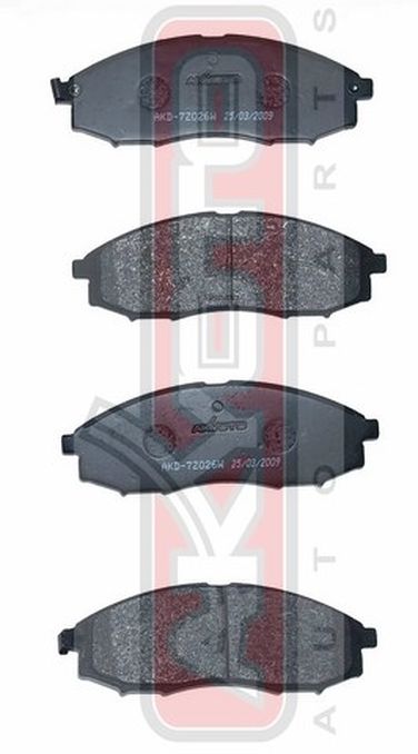 Akyoto AKD-7Z026 Колодки тормозные дисковые передние - 1