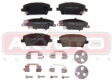 Akyoto AKD-8032 Колодки тормозные дисковые передние - 3