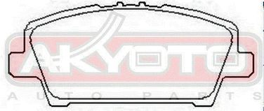 Akyoto AKD-8032 Колодки тормозные дисковые передние - 4