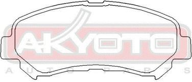 Akyoto AKD-JD00A Колодки тормозные дисковые передние - 3