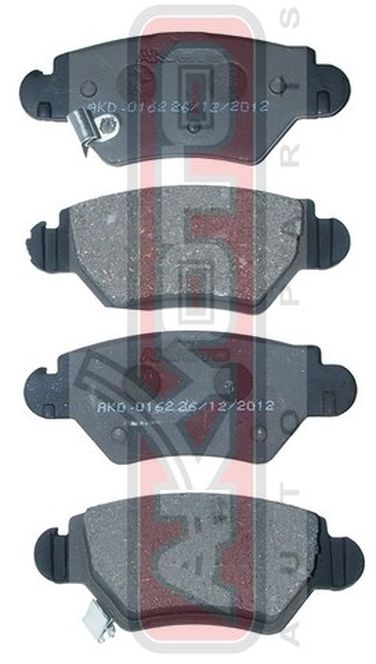 Akyoto AKD-0162 Колодки тормозные дисковые задние - 1