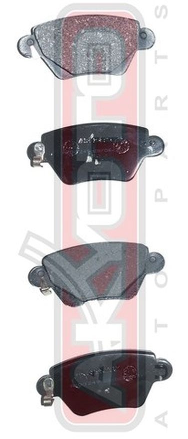 Akyoto AKD-1249 Колодки тормозные дисковые задние - 1