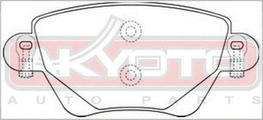 Akyoto AKD-1249 Колодки тормозные дисковые задние - 2