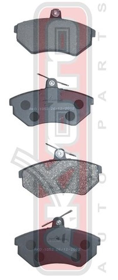 Akyoto AKD-1052 Колодки тормозные дисковые передние - 1