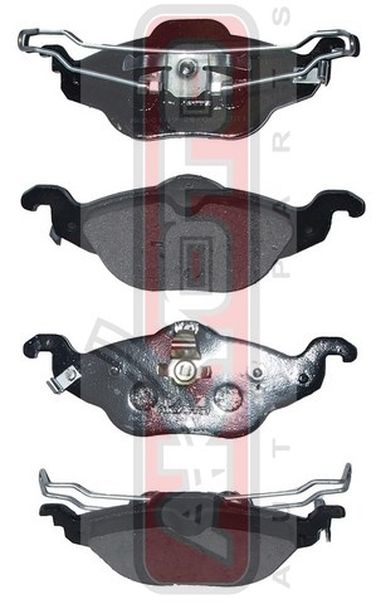 Akyoto AKD-0189 Колодки тормозные дисковые передние - 1