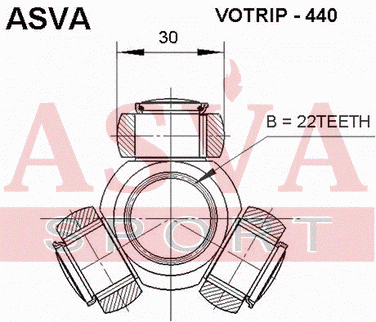 Asva VOTRIP-440 Трипоид | перед | - 2