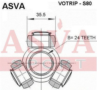 Asva VOTRIP-S80 Трипоид - 2
