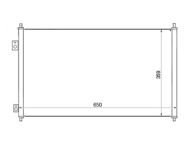 SAT ST-HD08-394-0 Радиатор кондиционера - 2