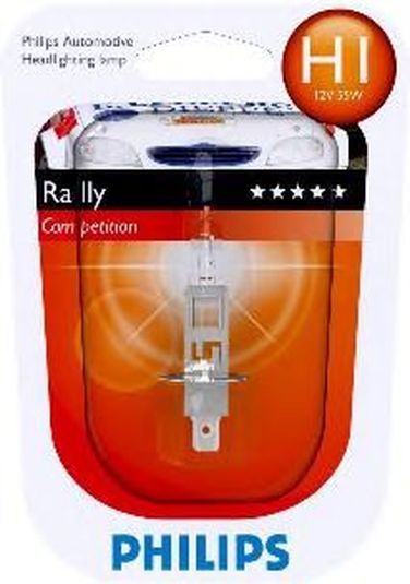 Philips 12454 RAC1 Снят с производства Лампа 12V H1 100w rally - 1