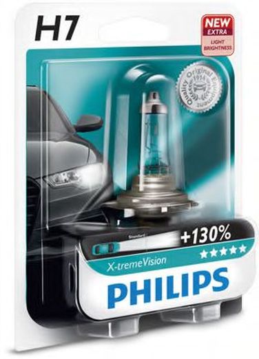 Philips 12972XV+B1 Снят с производства Лампа 12V H7 55W PX26d X-treme Vision +100% - 2