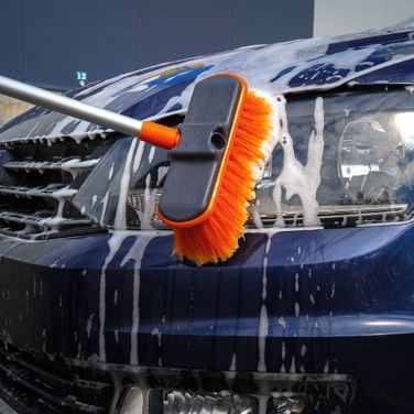 AIRLINE AB-H-03 Швабра с щеткой 20 см и телескопической ручкой 80-130см - 7