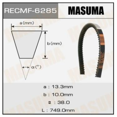 Masuma 6285 Ремень клиновый 13x725 - 1