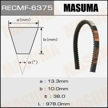Masuma 6375 Ремень клиновый 13x953 - 1