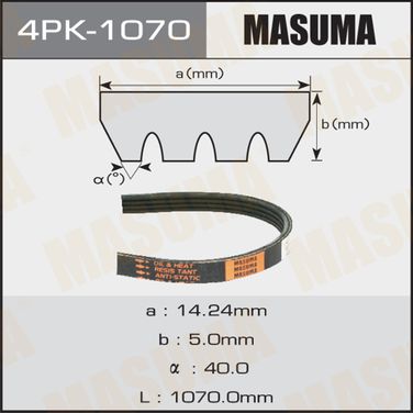 Masuma 4PK-1070 Ремень поликлиновый 4pk1070 - 1