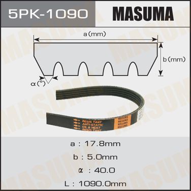 Masuma 5PK-1090 Ремень поликлиновый 5pk1090 - 1